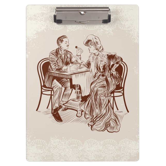 Porte-bloc café et amour (Devant)