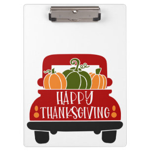Porte-bloc Camion de Thanksgiving