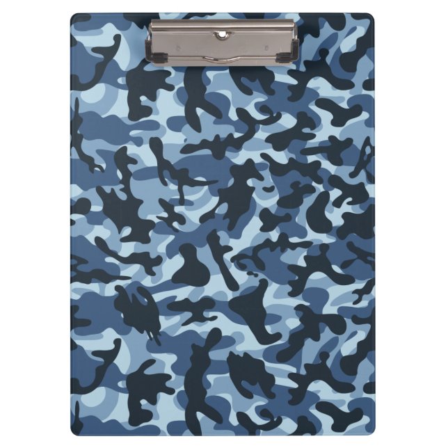 Porte-bloc Camouflage bleu (Devant)