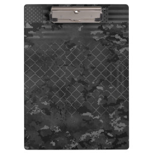 Porte-bloc Camouflage Urbain Foncé et Gris