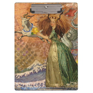 Porte-bloc Capricorn Femme Chèvre Whimsical Amusant