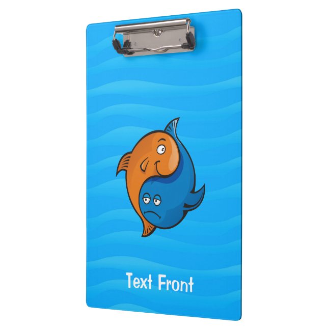 Porte-bloc Caricature de poisson Yin Yang (Gauche)