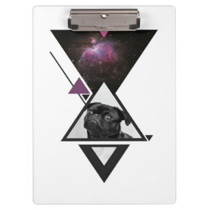 Porte-bloc Carlin spatial   Black Carlin Chien Idée Cadeau Po