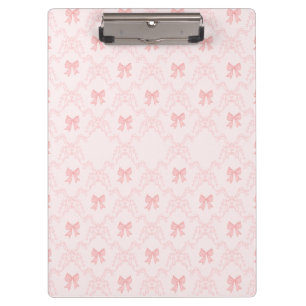 Porte-bloc Carnet esthétique à nœud rose – Journal féminin &