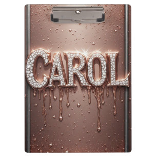 Porte-bloc 🌸Carol Rose Gold Drip Glitter Notes🌸