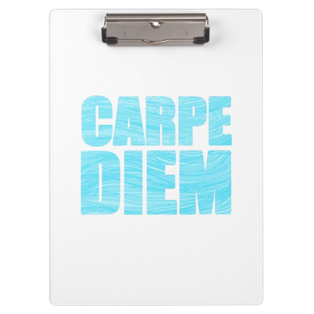 Porte-bloc Carpe Diem Clipboard (Devant)