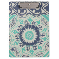 Carreau bleu Batik III