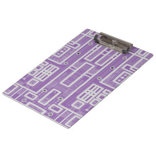 Porte-bloc Carte de circuit géométrique