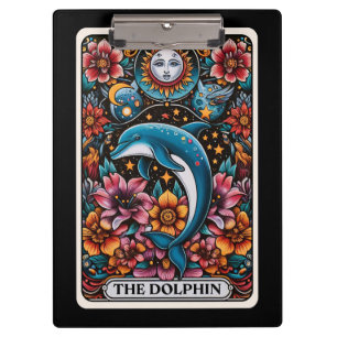 Porte-bloc Carte de Tarot du Dauphin – Animal Spirituel de l'