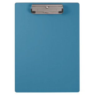 Porte-bloc Carte d'image personnalisée bleue Astral solide