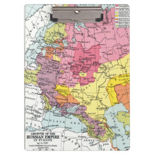 PORTE-BLOC CARTE : EXPANSION DE LA RUSSIE