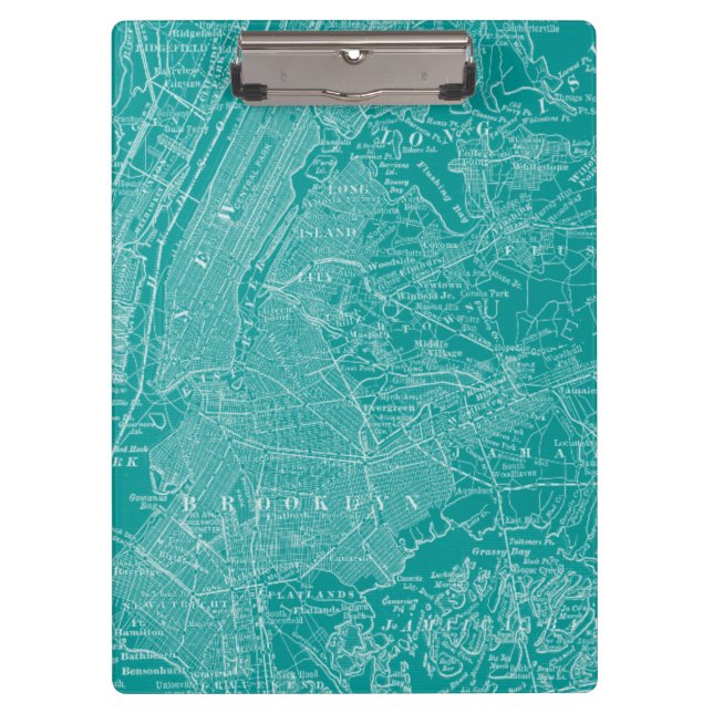 Porte-bloc Carte graphique de New York (Devant)