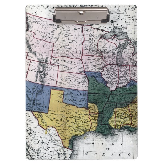 PORTE-BLOC CARTE : GUERRE CIVILE, 1864 (Devant)