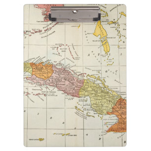 Porte-bloc CARTE : Le CUBA, 1900