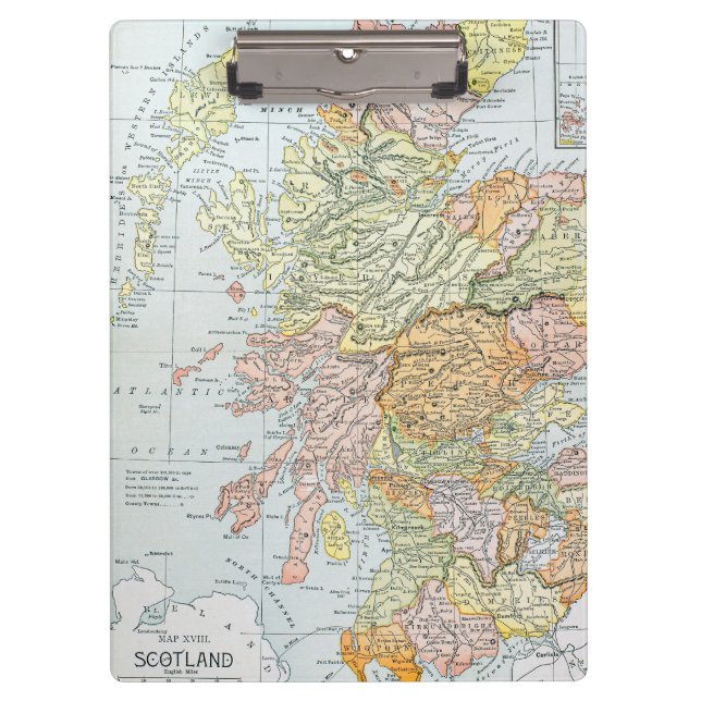 PORTE-BLOC CARTE : L'ECOSSE (Devant)