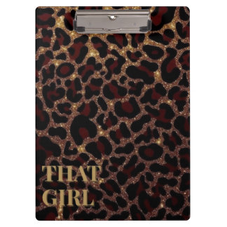 Porte-bloc Ce Presse-Papiers à Imprimé Léopard That Girl