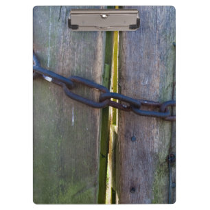 Porte-bloc Chain on wood