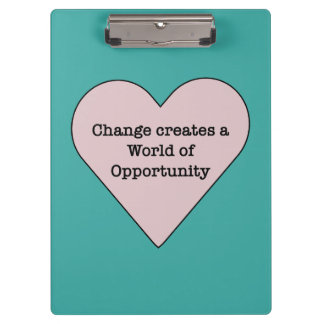 Porte-bloc Change creates