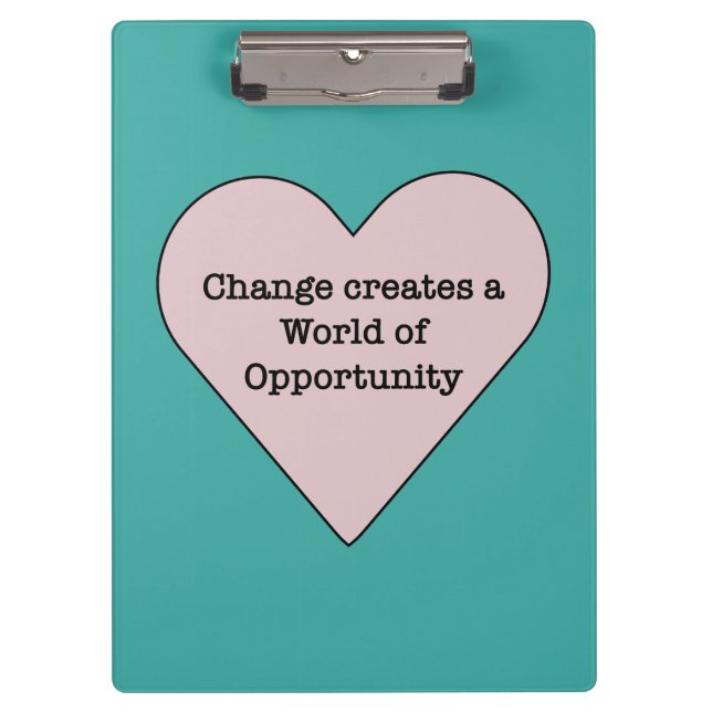 Porte-bloc Change creates (Devant)