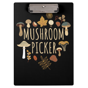Porte-bloc Chasseur de champignons Champignons Picker