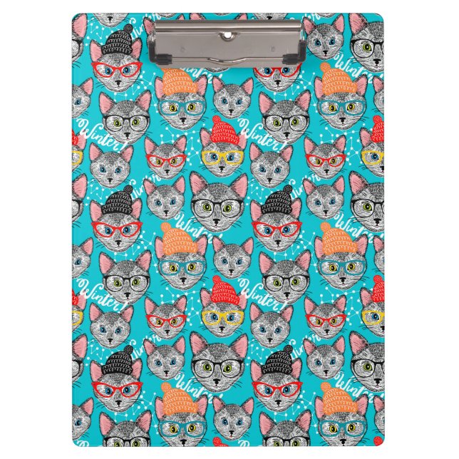 Porte-bloc Chat dans le casquette (Devant)