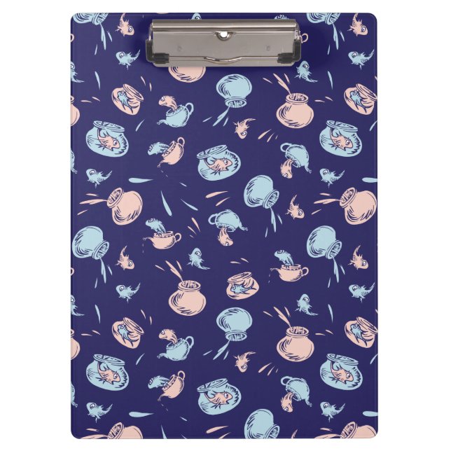 Porte-bloc Chat Dans Le Casquette | Le Motif du poisson (Devant)