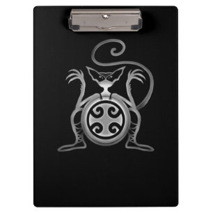 Porte-bloc Chat effrayant