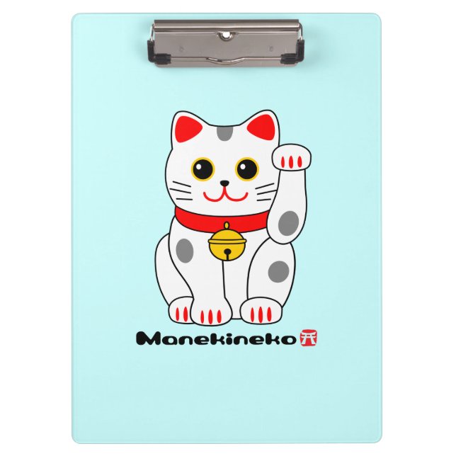 Porte-bloc Chat Manekineko-Chanceux (montrant le chat du (Devant)