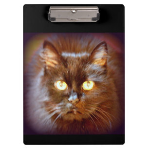 Porte-bloc chat noir
