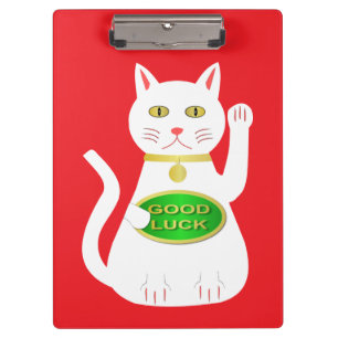 Porte-bloc Chat Oriental Lucky