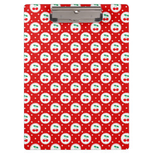 Porte-bloc Cherry Dot Motif - Retro Fruit Cadeau & Décor