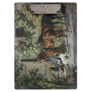 Porte-bloc Chevaux à la Porche (par Albrecht Adam)