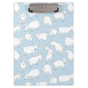 Porte-bloc Chèvres jouant - bleus layette