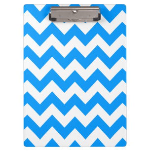 Porte-bloc Chevron bleu clair