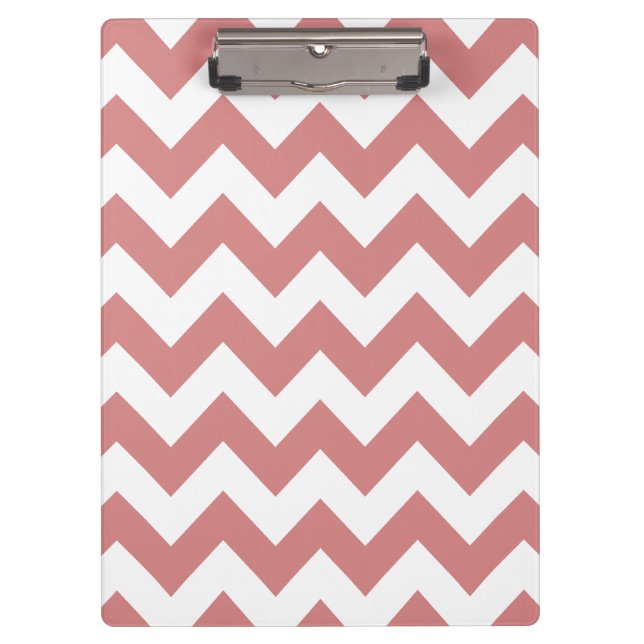 Porte-bloc Chevron rose gras (Devant)