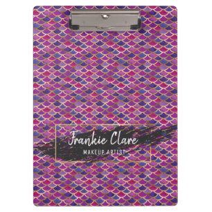 Porte-bloc Chic Moderne Échelle de sirène Motif Abstrait