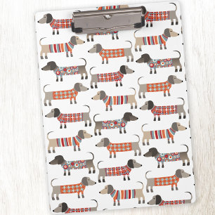Porte-bloc Chien de saucisse Dachshund