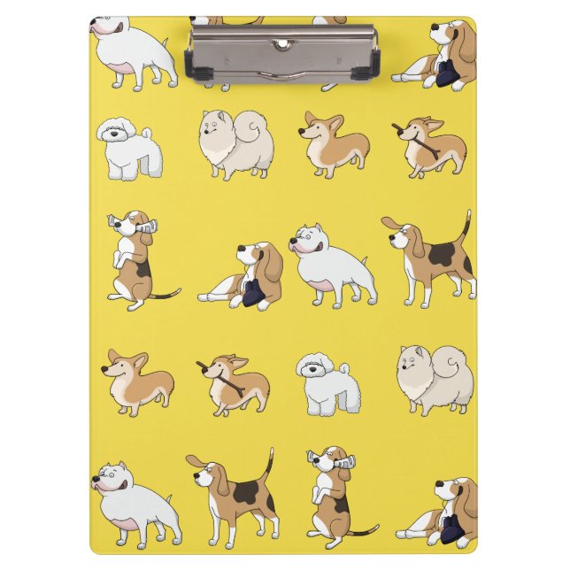 Porte-bloc Chiens mignons (Devant)