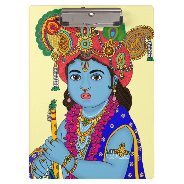 Porte-bloc Child Krishna Stationery (Devant)