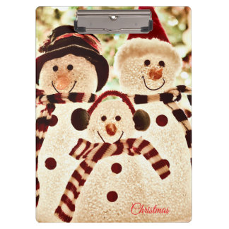 Porte-bloc Christmas Vibes Snowman Celebration