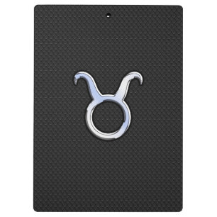 Porte-bloc Chrome Comme Taurus Zodiac Panneau Décor