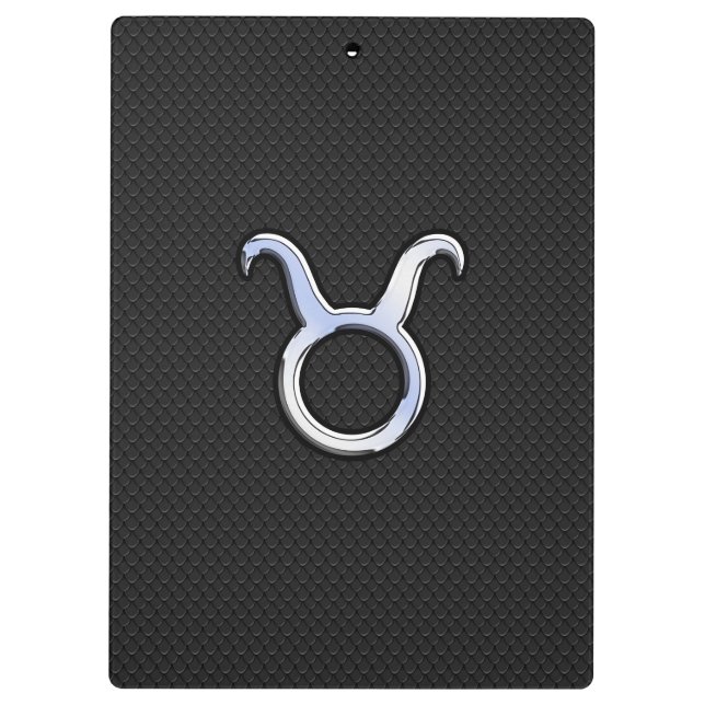 Porte-bloc Chrome Comme Taurus Zodiac Panneau Décor (Dos)