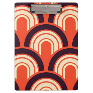 Porte-bloc Cinquante ans rétro Abstrait