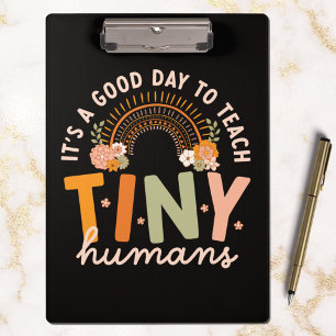 Porte-bloc Citation de professeur d'école maternelle arc-en-c