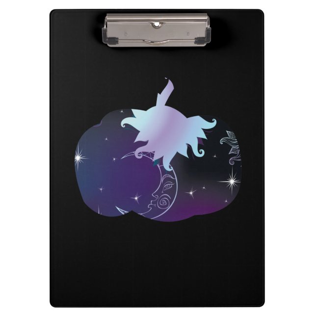 Porte-bloc Citrouille bleu foncé (Devant)