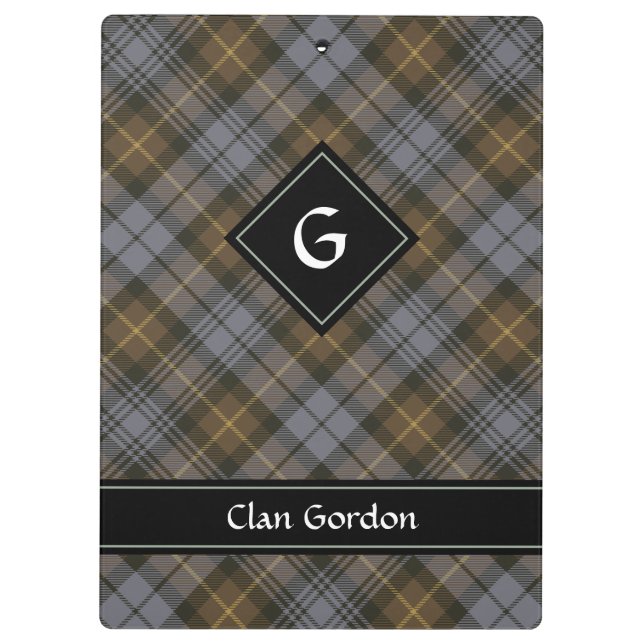 Porte-bloc Clan Gordon Patiné Porte - bloc Tartan (Dos)