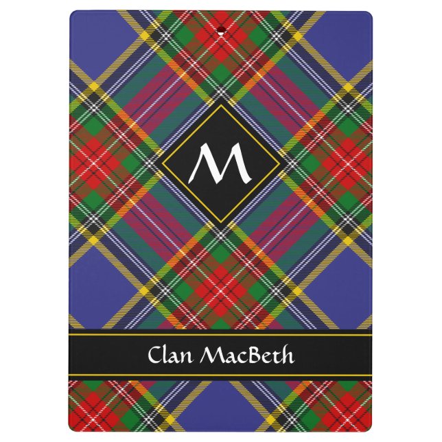 Porte-bloc Clan MacBeth Tartan Porte - bloc (Dos)