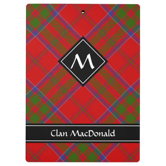 Porte-bloc Clan MacDonald de Keppoch Tartan Porte - bloc (Dos)