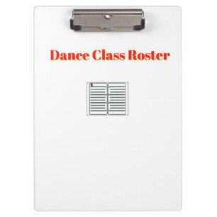 Porte-bloc Classe de danse Blanc