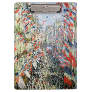 Porte-bloc Claude Monet   la rue Montorgueil, Paris